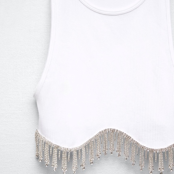 Zara Rhinestone Tank - Picture 2 of 2